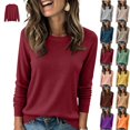 thumbnail image 1 of Satingcolo Long Sleeve Sweaters for Women Oversized Knitwear Crewneck Pullover | Fall Tops for Women,Winter Clothes,Fall Sweaters,Womens Tops, 1 of 6