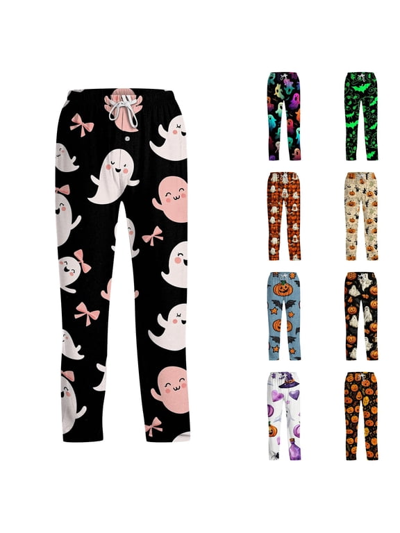 Men Pajama Pants Funny Mens Pajama Bottoms Comfy Sleep Pants For Men With Drawstring Halloween Gift