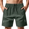 thumbnail image 1 of Satingcolo Men Swim Trunks Gym Sport Shorts with Mesh Liner Zipper Pocket Quick Dry Breathable for Workout Runing Beach Pool, 1 of 6