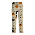thumbnail image 1 of Satingcolo Men's Halloween Printed Drawstring Pajama Pants Comfortable Sleepwear with Fun Halloween Pattern for Lounging and Sleeping at Home, 1 of 6