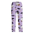 thumbnail image 1 of Satingcolo Men's Halloween Printed Drawstring Pajama Pants Comfortable Sleepwear with Fun Halloween Pattern for Lounging and Sleeping at Home, 1 of 6