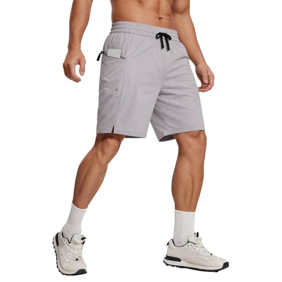 Satingcolo Men's Quick Dry Swim Trunks Board Shorts with Zipper Pockets Beach Shorts Bathing Suits for Men