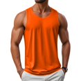 thumbnail image 1 of Satingcolo Men's Sleeveless UPF 50+ Swim Tank Quick Dry Swimming Tank Top UV Protection Workout Running Beach T Shirts, 1 of 7