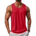 thumbnail image 1 of Satingcolo Men's Sleeveless UPF 50+ Swim Tank Quick Dry Swimming Tank Top UV Protection Workout Running Beach T Shirts, 1 of 7