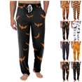 thumbnail image 1 of Satingcolo Mens Halloween Print Pajama Pants Soft Lounge Sleep Pants lightweight Pajama Bottoms for Men with Drawstring Pockets, 1 of 7