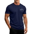 thumbnail image 1 of Satingcolo Mens Oversized T Shirt Work Outdoor Lightweight Tees Breathable Relaxed Fit T-Shirt Summer Shirts Casual Short Sleeve,Navy XL, 1 of 4