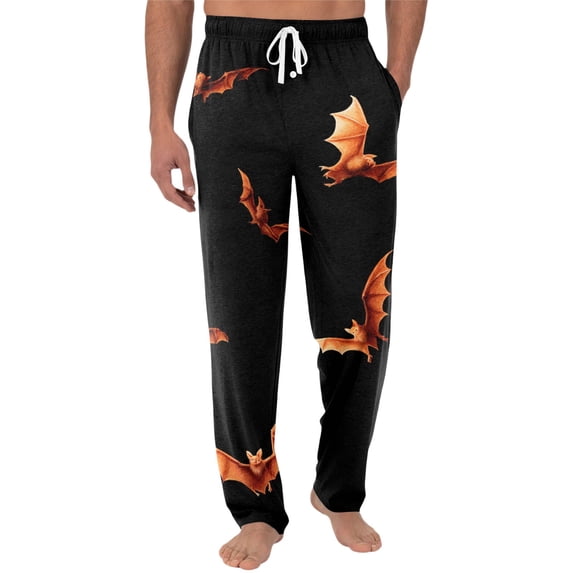 Satingcolo Mens Pajama Pants Ghostly Spirits Daily Wear Soft Lounge Sleep Pant with Pockets Sleepwear PJ Bottoms for Men