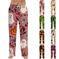 thumbnail image 1 of Satingcolo Mens Pajama Pants Halloween Soft Lightweight Men's Pajama Bottoms Sleep Lounge Pants For Men With Drawstring, 1 of 7