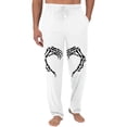 thumbnail image 1 of Satingcolo Mens Pajama Pants Halloween Soft Men Pj Bottoms with Pockets Drawstring Sleep Lounge Pant for Men, 1 of 5