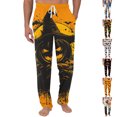 thumbnail image 1 of Satingcolo Mens Pajama Pants Halloween Soft Pj Pants Lounge Pajama Bottoms with Pockets Drawstring, 1 of 6