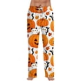thumbnail image 1 of Satingcolo Mens Pajama Pants Sleep Lounge Bottoms Soft Comfy Pj Pant Sleepwear with Drawstring Halloween Costumes, 1 of 7