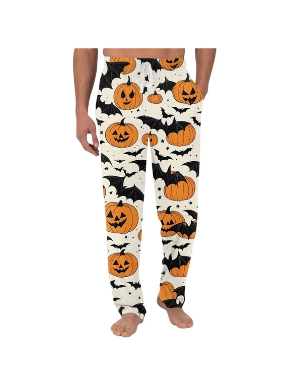 Mens Pajama Pants Soft Lounge Sleep Pants lightweight Pajama Bottoms for Men with Drawstring Pockets