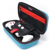 Satisfye - ZenGrip Go Elite Bundle Lite ، الملحقات المتوافقة مع Nintendo Switch Lite - تتضمن الحزمة Grip ، Elite Case ، Low Profile A-C USB cable. BONUS 2 Thumbsticks الفيروز