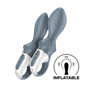 Satisfyer Air Pump Booty 1 | Inflatable Vibrator | Anal Vibrator | G-spot Stimulation | Adjustable Diameter | Skin-Friendly Silicone | 12 Vibration Programs | Rechargeable Battery