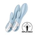 thumbnail image 1 of Satisfyer Air Pump Bunny 1 | Inflatable Vibrator | Rabbit Vibrator | G-spot & Clitoral Stimulation | Adjustable Diameter | Skin-Friendly Silicone | 12 Vibration Programs | Rechargeable Battery, 1 of 5