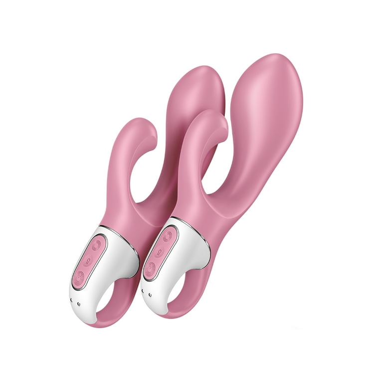 sexspielzeug aufblasbar Satisfyer Air Pump Bunny 2 Rabbit Vibrator with Inflatable Shaft - G-Spot  and Clitoris Stimulation, Vibrating Dildo, Clit Stimulator, 12 Powerful  Vibration Programs - Waterproof, Rechargeable