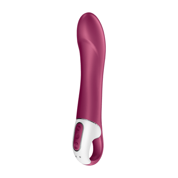 Satisfyer Big Heat G-Spot Vibrator with Warming Function and App Control - Retaining Ring - Compatible with Satisfyer App, Soft Silicone, Waterproof, Rechargable