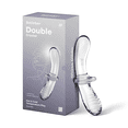 thumbnail image 1 of Satisfyer Double Crystal | Glass Dildo | Hot & Cold Temperature Play | Double-Ended| 2 Textured Shafts | Vaginal, Clitoral and Anal Stimulation | Unisex (Transparent), 1 of 5
