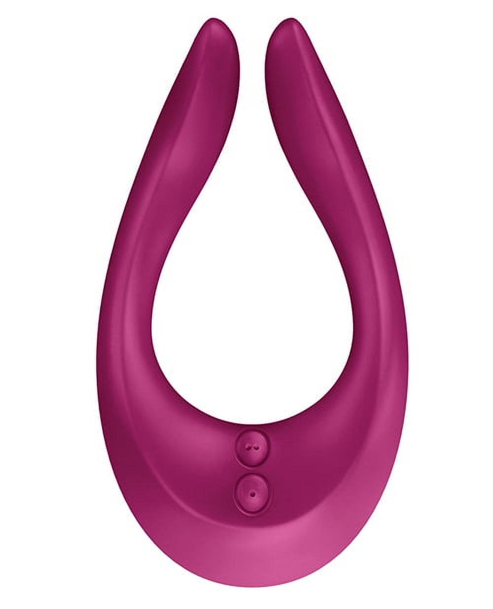 Satisfyer Endless Joy Couple's Vibrator - Multivibrator, Clitoral and  G-Spot Stimulation, Partner Toy, Soft Silicone, Waterproof, Rechargeable -  14 Use Applications (Berry) - Walmart.com