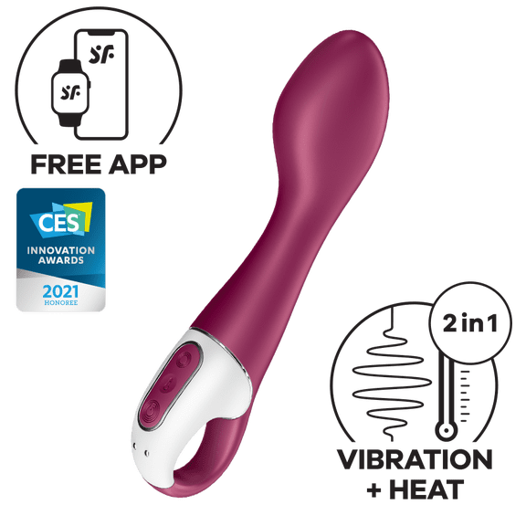 Satisfyer Hot Spot Connect App | G-Spot Stimulation | Waterproof (IPX7) | Rechargeable Battery | Skin-Friendly Silicone