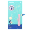 thumbnail image 1 of Satisfyer Mono Flex Rabbit Vibrator with App Control - G-Spot and Clitoris Stimulation - Compatible with Satisfyer App, Waterproof, Rechargeable (Mauve), 1 of 7