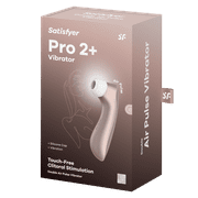 Satisfyer Pro 2+ Air-Pulse Clitoris Stimulating Vibrator - Non-Contact Clitoral Sucking Pressure-Wave Technology & Vibration, Waterproof, Rechargeable (Rose Gold)