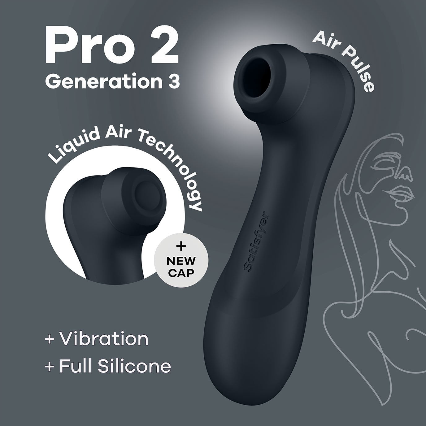 Satisfyer Pro To Go 1 Rechargeable Air Pulse Vibrator main image 1