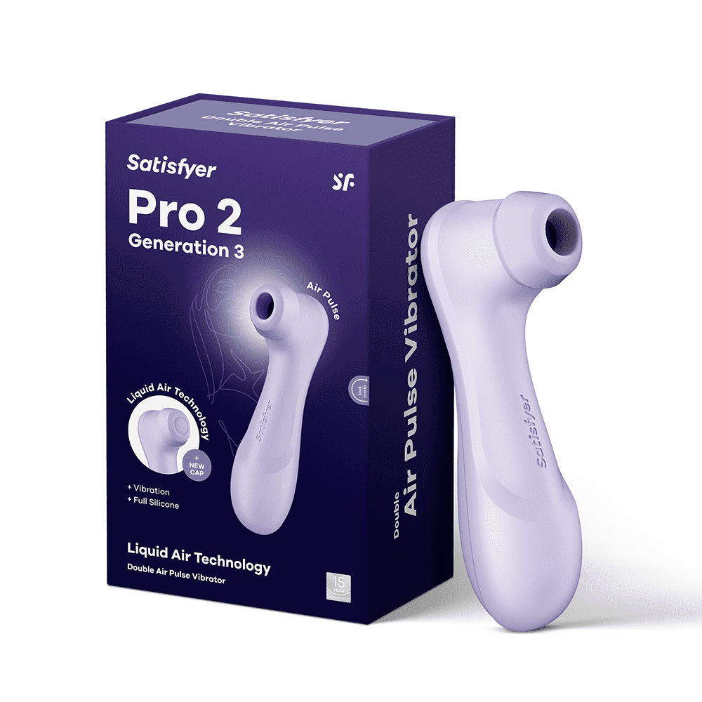 Satisfyer Pro 2 Generation 3 - Air-Pulse Clitoris Stimulating Vibrator with  Liquid-Air Technology - Non-Contact Clitoral Sucking Sex Toy for Women,  Waterproof, Rechargeable (Lilac) - Walmart.com