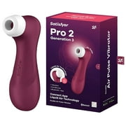Satisfyer Pro 2 Generation 3 Connect App - Wine Red