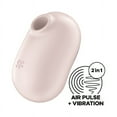 thumbnail image 1 of Satisfyer Pro To Go 2 | Double Air Pulse Vibrator | Clitoris Stimulation | Waterproof (IPX7) | Rechargeable Battery | Skin-Friendly Silicone (Beige), 1 of 5