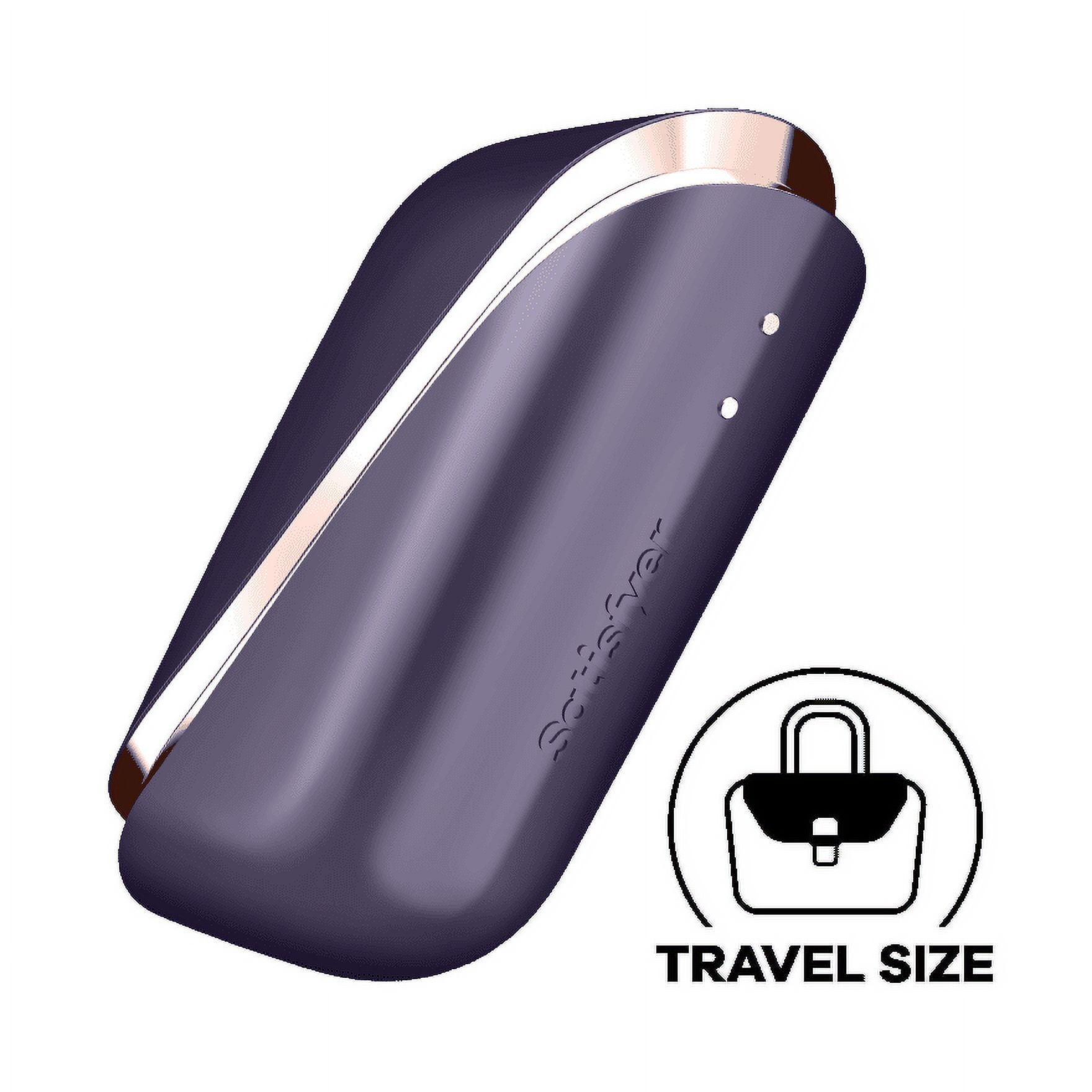 Satisfyer Traveler Air-Pulse Clitoris Stimulator - Non-Contact Clitoral Sucking Pressure-Wave Technology, Waterproof, Rechargeable, Portable