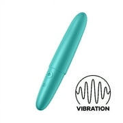 Satisfyer Ultra Power Bullet 6 Mini Bullet Vibrator - Clitoral Stimulator, Personal Massager, Rounded Tip - Portable, Waterproof, Rechargeable, 13cm (Turquoise)