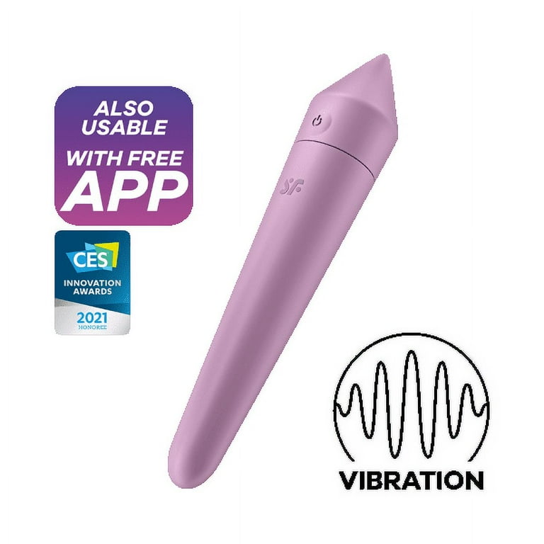 Satisfyer Ultra Power Bullet 8 Mini Bullet Vibrator with App Control -  Clitoral Stimulator, Personal Massager - Portable, Compatible with  Satisfyer App, Waterproof, Rechargeable, 14cm (Lilac)