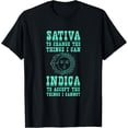 thumbnail image 1 of Sativa To Change The Things I Can Indica - Positivity T-Shirt, 1 of 4