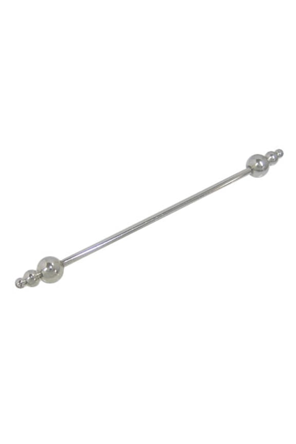 14G Surgical Steel Triple Ball Spike Industrial Barbell Earrings Bar Helix Cartilage Piercing Jewelry 2 Inch 48mm