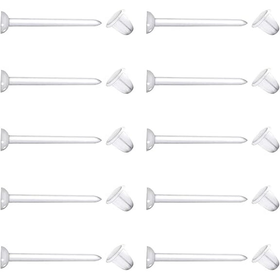 Satix Mix Style Clear Piercing Retainers for Work Surgery, Bioflex Clear Earring Retainer, Clear Nose Rings Retainer, Flat Top Nose Bone Retainer, Clear Septum Retainer, Flexible Horseshoe Retainer