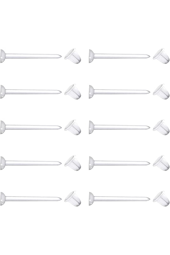 Mix Style Clear Piercing Retainers for Work Surgery, Bioflex Clear Earring Retainer, Clear Nose Rings Retainer, Flat Top Nose Bone Retainer, Clear Septum Retainer, Flexible Horseshoe Retainer