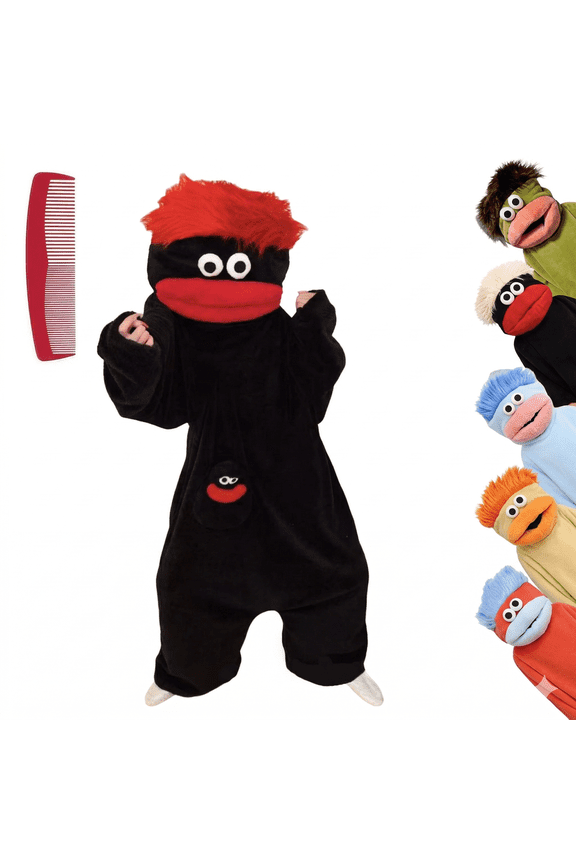 Silly Big Mouth Monster Onesie, Funny Big Mouth Monster Onesie Pajamas, Soft Plush Loungewear Halloween Cosplay Dress Up Role Play Stage Costume