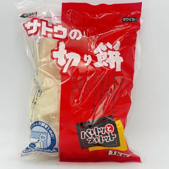 Sato Cut Mochi Japanese Rice Cake 1kg/(20pcs)