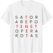 Sator quote I SATOR TENET AREPO square gift idea Womens T-Shirt White S