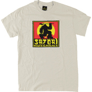 Satori Classic Big Foot Short Sleeve T-Shirt Natural, Small, Men's