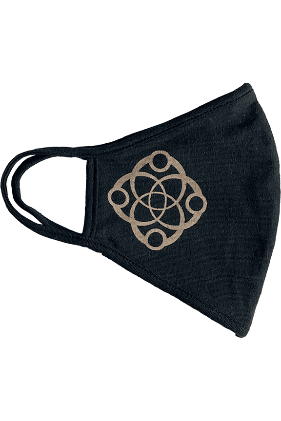 Link Logo Face Mask Black