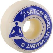 Satori Meditation Skateboard Wheels 98a 54mm White/Blue