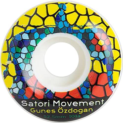 Satori Ozdogan Stain Glass Skateboard Wheels 80b 52.5mm White