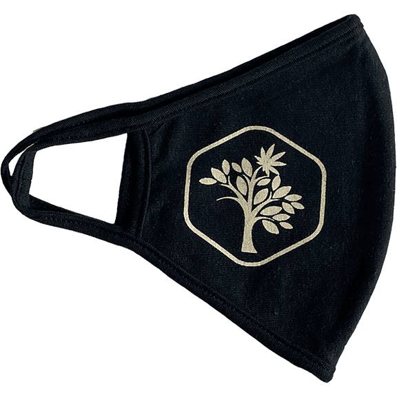 Satori Talking Trees Logo Face Mask Black