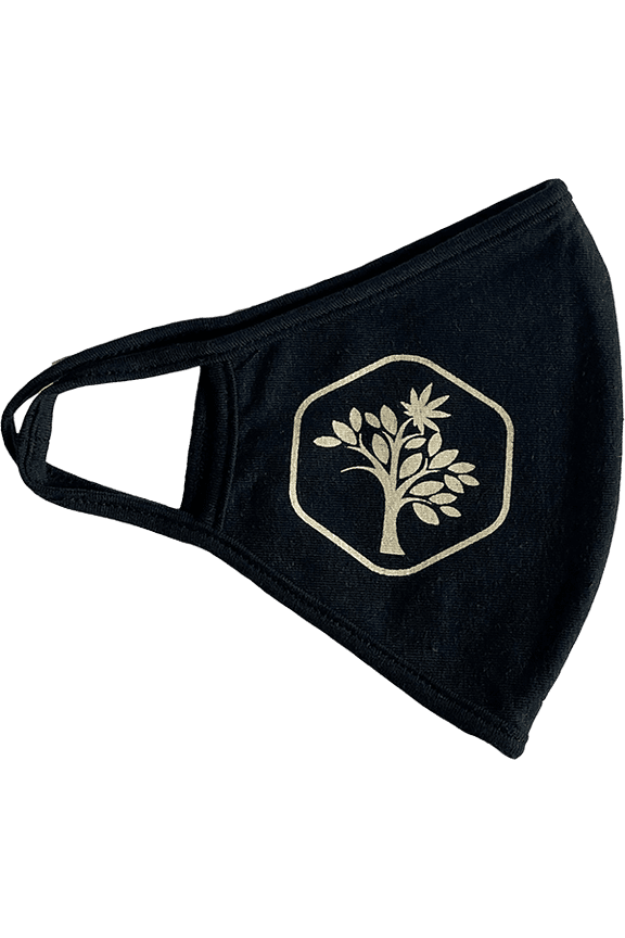 Talking Trees Logo Face Mask Black