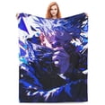 thumbnail image 1 of Satoru Gojo Fleece Blanket Throw Soft Cozy Plush Blanket For Couch Sofa Bed, 1 of 7