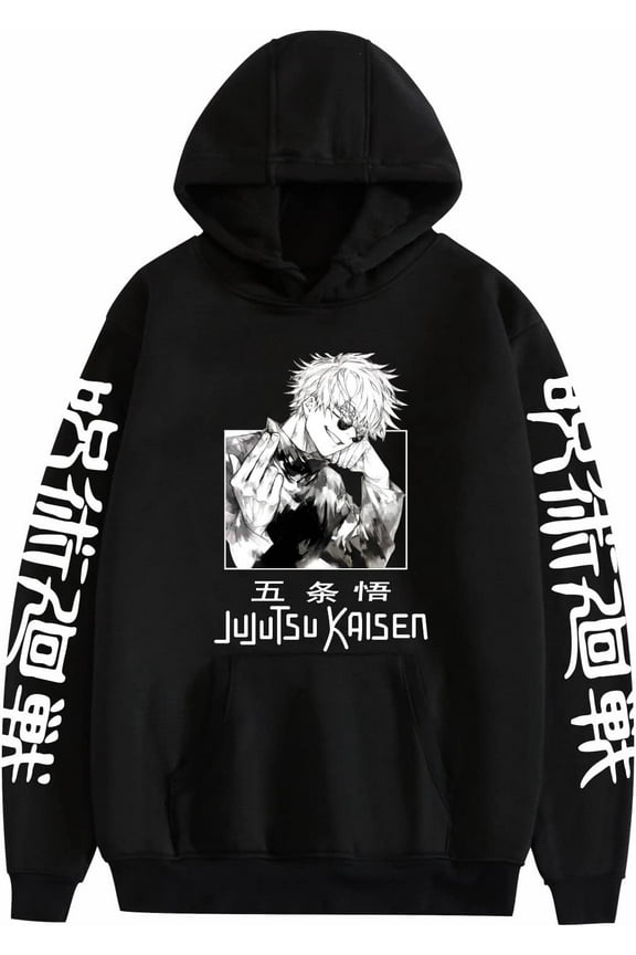 Satoru Gojo Hoodie Pullover Sweatshirt Anime Clothing Sports Men's Girls