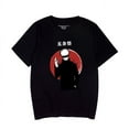 thumbnail image 1 of Satoru Gojo Short sleeve T-shirt summer casual loose black and white top, 1 of 6