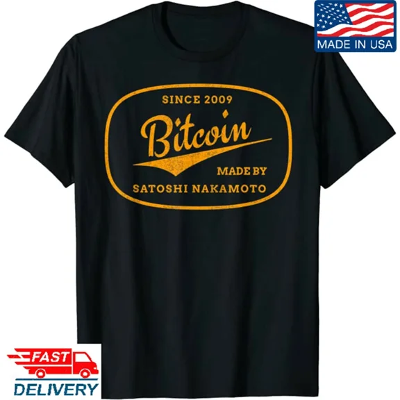 Satoshi BTC Holder Crypto Cryptocurrency Blockchain Bitcoin Trader Art Unisex T-Shirt ,up to size 5XL